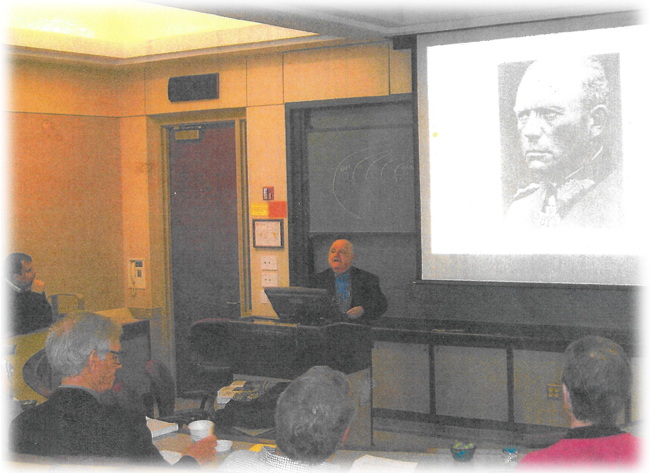 Dr. Gaetano (Guy) Cavallaro, World War I expert, lectures at Boston University Dr. Gaetano (Guy) Cavallaro, World War I expert, lectures at Boston University