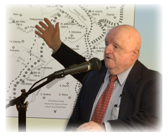 Dr. Gaetano (Guy) Cavallaro, World War I expert, lectures in Sydney Australia